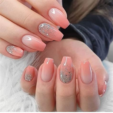 ombre nails with design|elegant ombre nails.